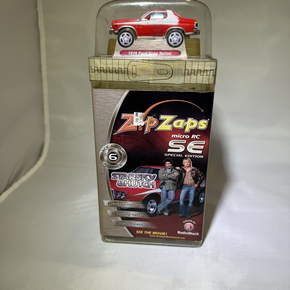 ZIP ZAPS MICRO RC SE STARSKY AND HUTCH 1976 GRAN TORINO 2003 NEW SEALED‎